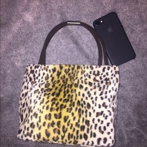 Leopard print ESPRIT hand bag
